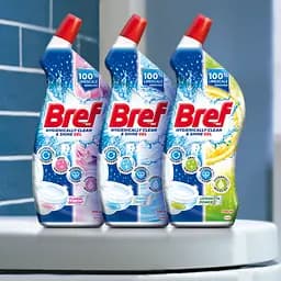 Очищуючий гель для унітаза Bref Total Квіткова свіжість, 700 мл (793893) - мініатюра 3