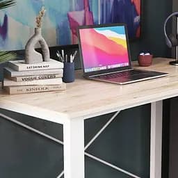 Письмовий стіл Ferrum-decor Драйв 750x1200x600 Білий метал ДСП Дуб Сан-Марино 16 мм (FRD-103123) - мініатюра 4