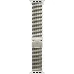 Ремінець Milanese Loop New Design для Apple Watch 42(ser.1-3)/44/45/46/49mm Starlight