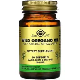 Масло орегано Solgar Wild Oregano Oil 60 капсул