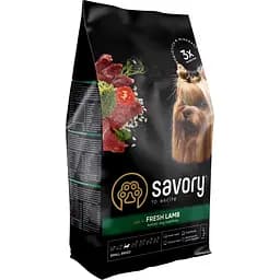 Сухий корм для собак малих порід Savory Breeds rich in Fresh Lamb зі свіжим м'ясом ягняти 1 кг