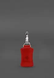 Кожаный брелок Premium красный