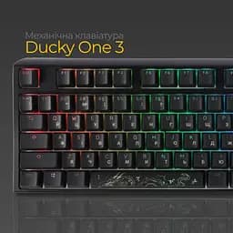 Клавіатура Ducky One 3 Cherry MX Red RGB Black DKON2108ST-RUAPXCLAWSC1 UA [126067] - мініатюра 4