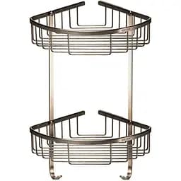 Полка угловая Globus Lux SS 8488, Хром матовый