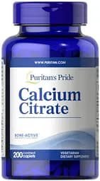 Вітаміни та мінерали Puritan's Pride Calcium Citrate 200 mg, 200 каплет
