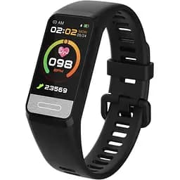 Смарт-браслет для фитнеса Lemfo H03 с нагрудным датчиком ЭКГ 0.96" черный