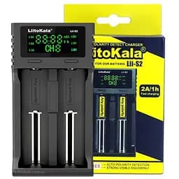 Зарядний пристрій для акумуляторів Ni-Mh/Li-ion/LiFePo4 — Liitokala Lii-S2 2 канали USB-порт
