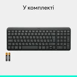 Клавіатура Logitech K250 Bluetooth Graphite (920-013822) - мініатюра 9
