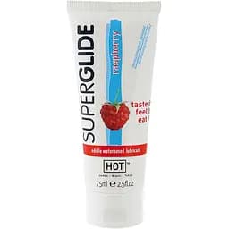 Лубрикант на водной основе Hot Edibles Superglide Lube малина 75 мл
