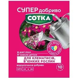 Мінеральне добриво Сімейний сад Сотка для клематисів та кучерявих 20 г (152636)