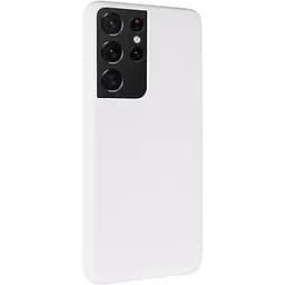 Чохол Silicone Cover Lakshmi (AA) для Samsung Galaxy S21 Ultra Білий / White