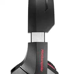 Провідна ігрова гарнітура Hunterspider Gaming with LED V1, USB, 3.5mm, 2m, black-red - мініатюра 6