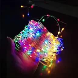 Вуличні гірлянди Sun Lamp 10 м 100 лід RGB USB з пультом дистанційного керування світлодіодні зовнішні садові ліхтарі - мініатюра 3