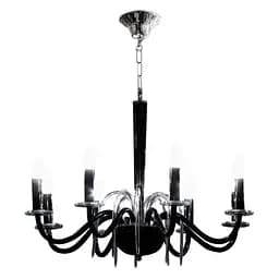 Люстра подвесная Brille свеча E14 60W BK (BKL-366S/8)