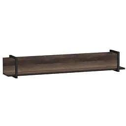 Полка для книг и декора Moreli Forte F-0015 в стиле Loft 1358х220х220 мм Дуб Кверкус