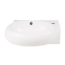 Умивальник Qtap Leo 420x280x150 White QT11111008LW, Білий - мініатюра 3