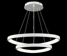 Люстра світлодіодна Splendid Ray L2550/650+450/2 LED, 2 лампи, регулювання світла, білий колір, сучасний стиль для дому - мініатюра 4