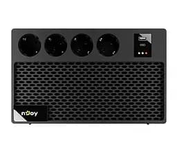 ИБП со стабилизатором AVR UPS Njoy Renton Plus 600VA 360W, Lin.int., 4xSchuko, USB Type-A, USB Type-C - мініатюра 2