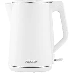 Ardesto Електрочайник EKL-X50 1.5 л 2200 Вт підвійні стінки Strix контроль білий