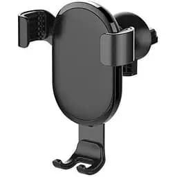 Автодержатель для телефона ColorWay Metallic Gravity Holder черный CW-CHG01-BK