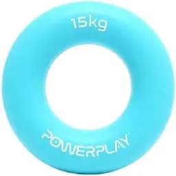 Еспандер кістьовий PowerPlay силіконовий PP-4324 Hand Grip Ring Light 15 кг Блакитний (PP_4324_15kg)