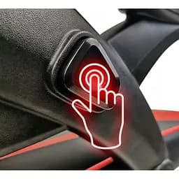 Крісло Kontrast Venos Black-Red - мініатюра 7