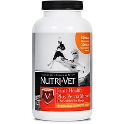 Nutri-Vet Joint Health Plus Perna Mussel жевательные таблетки с глюкозамином, мидиями, МСМ для собак
