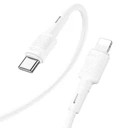 Кабель Hoco X83 Pisces Cable Type-C to Lightning 2A 1m White