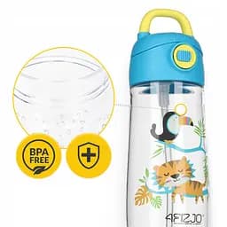 Пляшка для води дитяча 4FIZJO 550 мл Mix (P-5905973403702) - мініатюра 5
