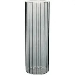 Ваза для квітів Viva Allison скляна 30 см сіра (A060177)