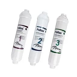 Комплект линейных картриджей in-line 2,5"х12" для системы обратного осмоса Pallas