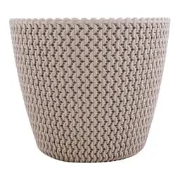 Горщик для квiтiв Prosperplast Splofy, 160 мм, мокка (11800-7529) - мініатюра 2
