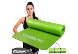 Коврик для фитнеса и йоги EasyFit NBR 10 мм Зеленый (EF-1919-GN)