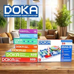 Конструктор електронний Doka Світло та колір RGB 24 схеми - мініатюра 8