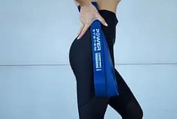 Гумка для фітнесу і кроссфіту Power System PS-4054 CrossFit Level 4 Blue (опір 22-50 кг) (PS-4054_Blue) - мініатюра 8