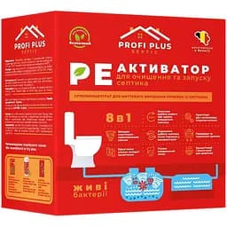 Реактиватор для очищення та запуску септика Profi Plus Septic 8 в 1, 500 г