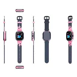 Наручний смарт-годинник дитячі Q15 з функцією дзвінка, 4G і GPS Pink (16419) - мініатюра 2