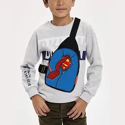 Сумка через плече дитяча Людина-павук 29х17 см сумка слінг для хлопчика (02269)