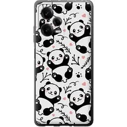Чохол EndorPhone силіконовий Xiaomi Redmi Note 12 Pro 5G Панди (4318u-2932-26985)