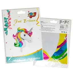 Кулька фольгована Одноріг, 75 см, 30 мкм