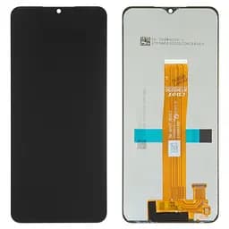 Дисплей для Samsung A047 Galaxy A04s, чорний, без рамки, Оригінал (переклеєне скло), SM-A047F V01