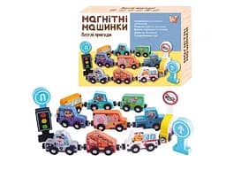 Набір магнітних машинок Веселі пригоди, WToys