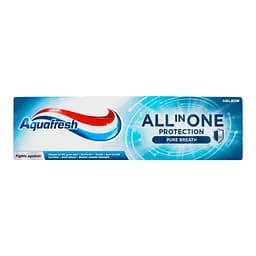 Уцінка. Паста зубна з фтором Aquafresh Protection Pure breath All in One 75 мл - мініатюра 2