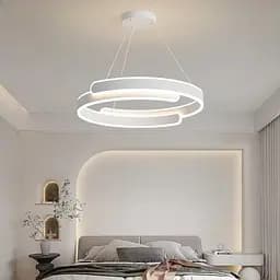 Стильна підвісна LED-люстра Art 2461/500+500WH - мініатюра 4