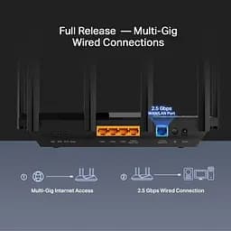 TP-Link Маршрутизатор ARCHER AX72 PRO AX5400 3xGE LAN 1x2.5GE WAN/LAN 1xGE WAN/LAN USB 3.0 MU-MIMO OFDMA - мініатюра 6
