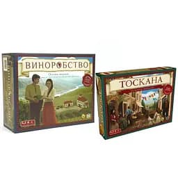 Настільна гра Kilogames Виноробство. Основне видання з доповненням Тоскана (укр.) (KG-2250+1)