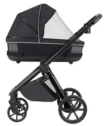 Коляска 2 в 1 Carrello Omega CRL-6540 Cosmo Black дощовик москітна сітка LED-ліхтарик - мініатюра 5