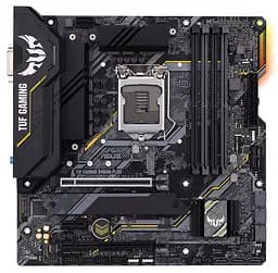 Материнская плата ASUS TUF Gaming B460M-Plus (TUF GAMING B460M-PLUS) (Socket 1200, Intel B460, Micro-ATX) Б/у