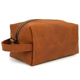 Кожаный несессер косметичка TARWA 22х12х11.5 см acs0032142