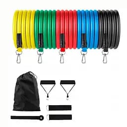 Набір еспандерів трубчастих силових "Power Strength Tube" NE-PW-5 5 шт